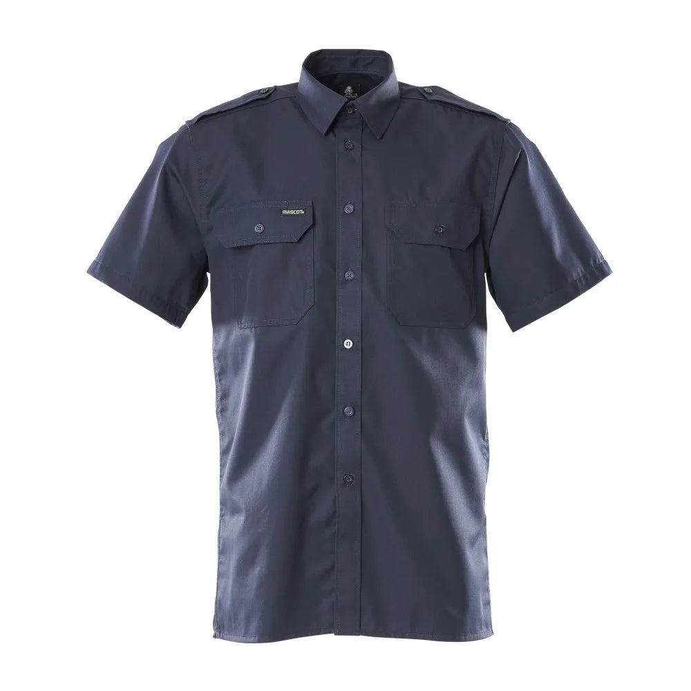 Mascot 00503-230 Overhemd Met Korte Mouwen Marine
