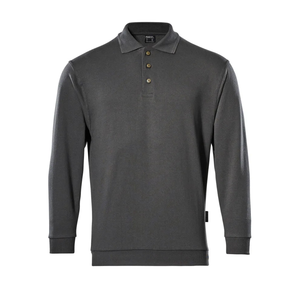 Mascot 00785-280 Polosweatshirt Donkerantraciet