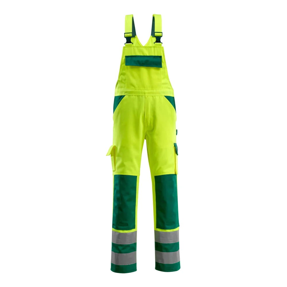 Mascot 07169-470 Amerikaanse Overall Met Kniezakken High Vis Geel Groen