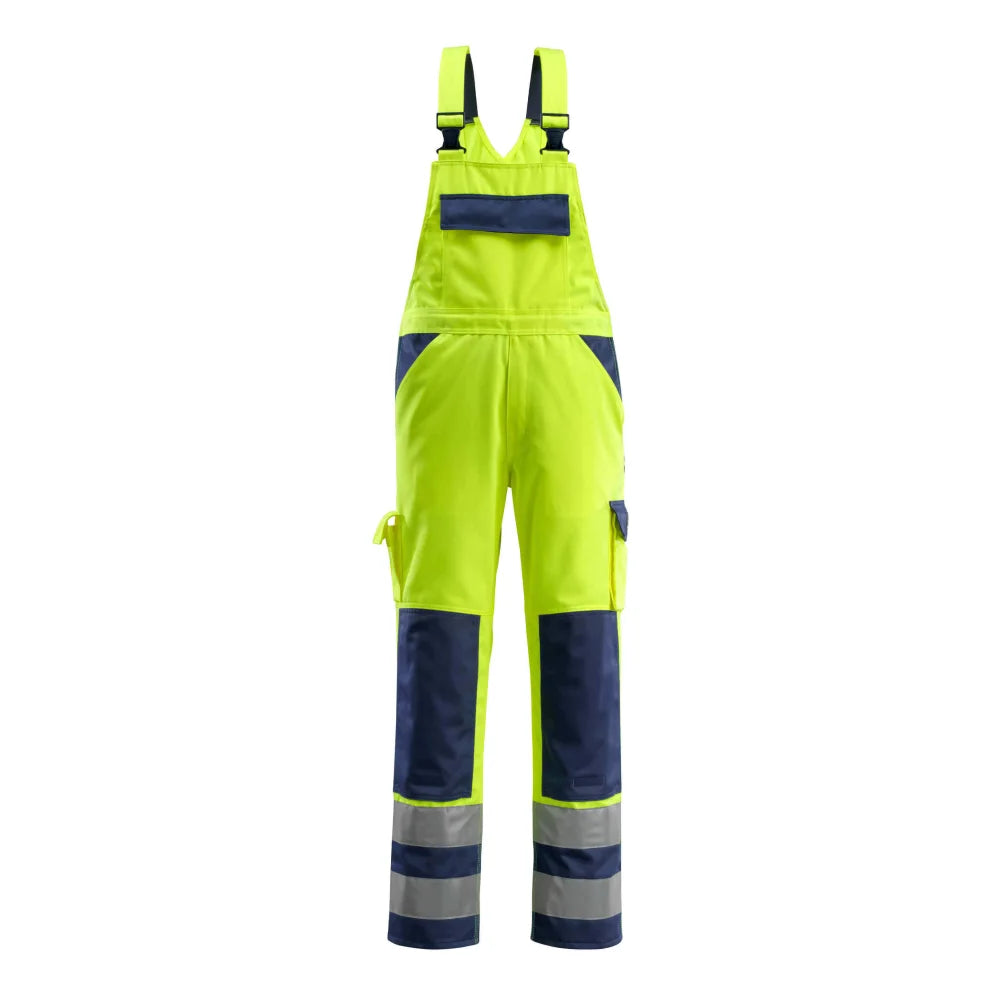 Mascot 07169-470 Amerikaanse Overall Met Kniezakken High Vis Geel Marine