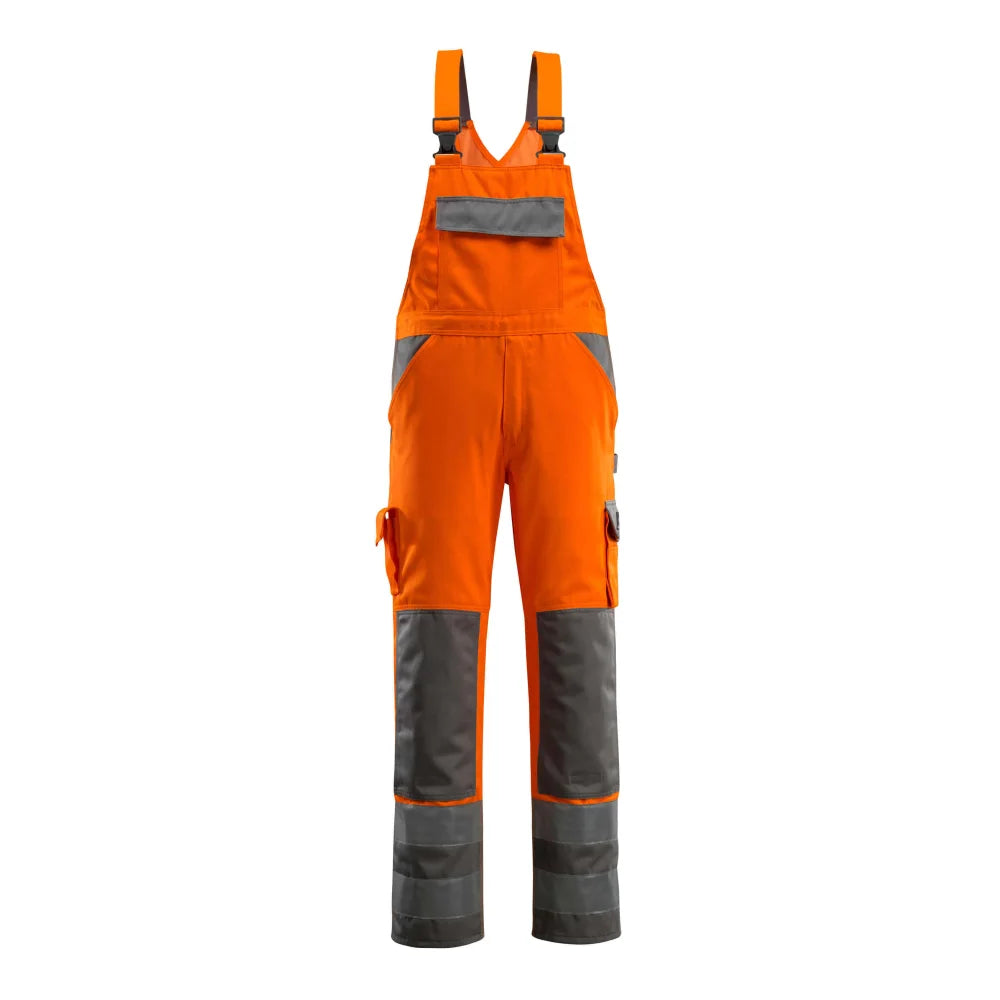 Mascot 07169-860 Amerikaanse Overall Met Kniezakken High Vis Oranje Antraciet