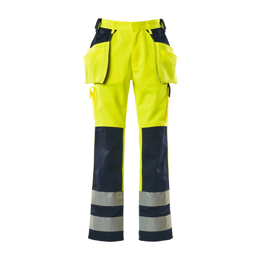 Mascot 09131-470 Broek Met Spijkerzakken High Vis Geel Marine
