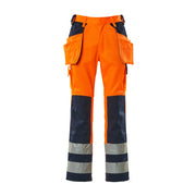 Mascot 09131-860 Broek Met Spijkerzakken High Vis Oranje Marine