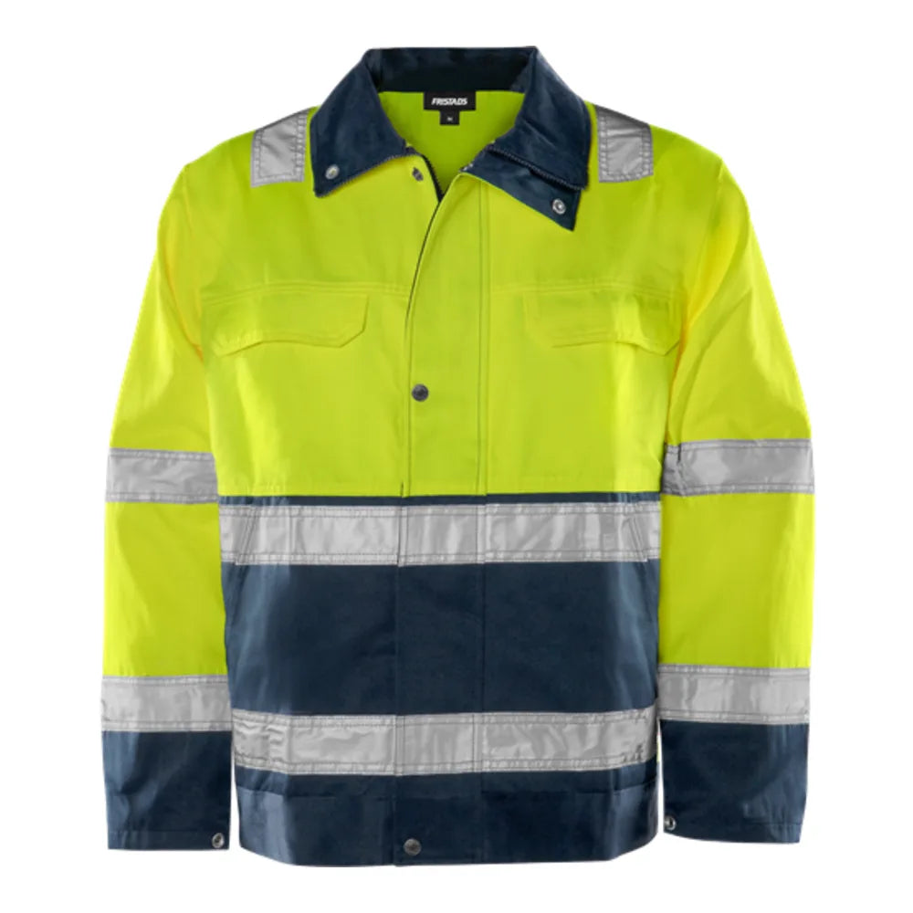 Fristads High Vis Jack Klasse 3 4797 Th High Vis Geel Marineblauw