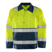 Fristads High Vis Jack Klasse 3 4797 Th High Vis Geel Marineblauw