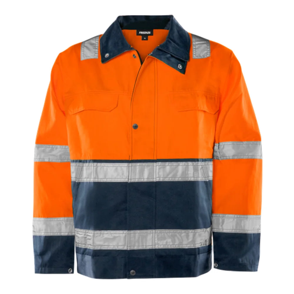 Fristads High Vis Jack Klasse 3 4797 Th High Vis Oranje Marineblauw