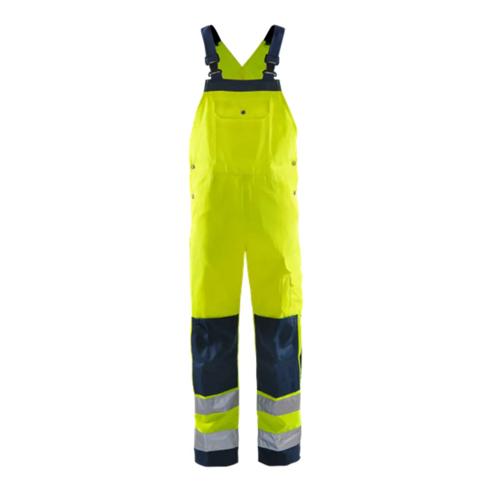 Fristads High Vis Amerikaanse Overall Klasse 2 1001 Th High Vis Geel Marineblauw