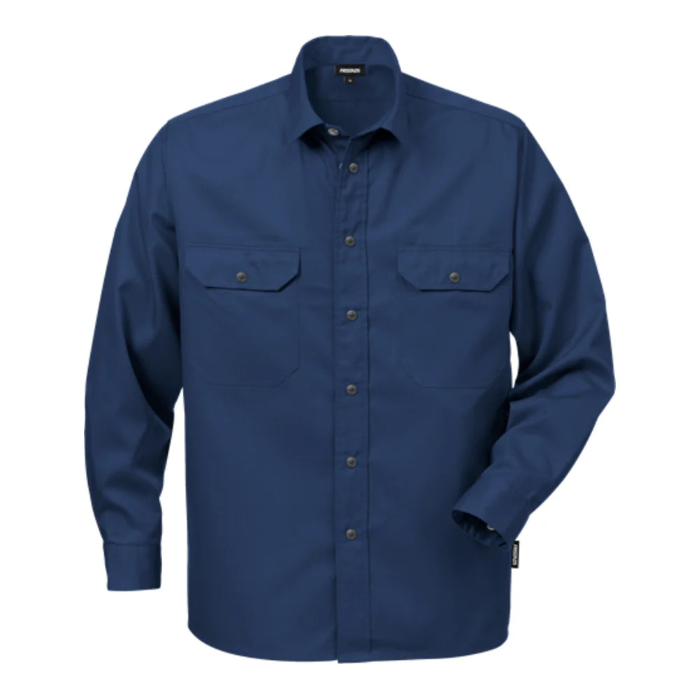 Fristads Katoenen Overhemd 720 Bks Marineblauw