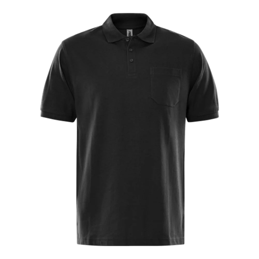 Fristads Heavy Poloshirt 1721 Piq Zwart