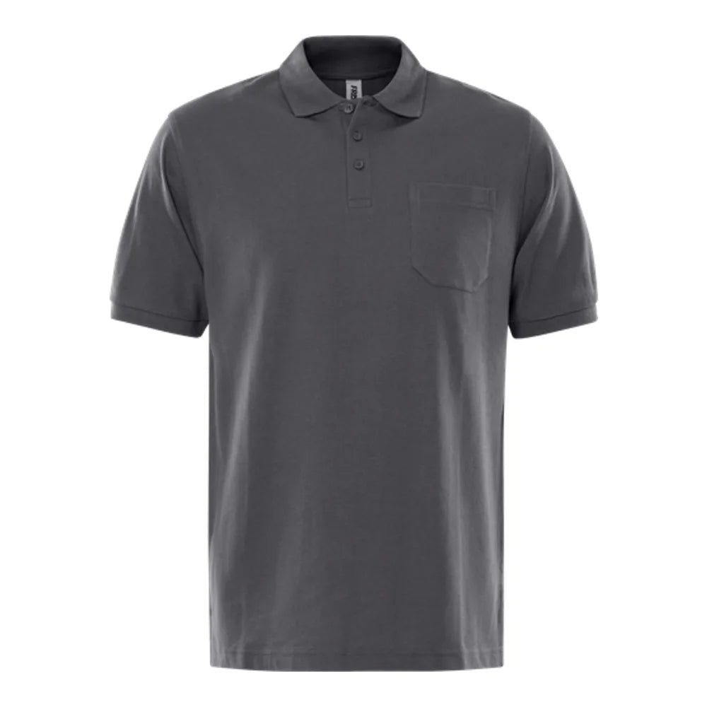 Fristads Heavy Poloshirt 1721 Piq Donkergrijs