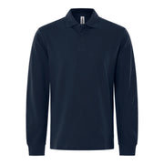 Fristads Heavy Poloshirt Met Lange Mouwen 1722 Piq Donker Marineblauw