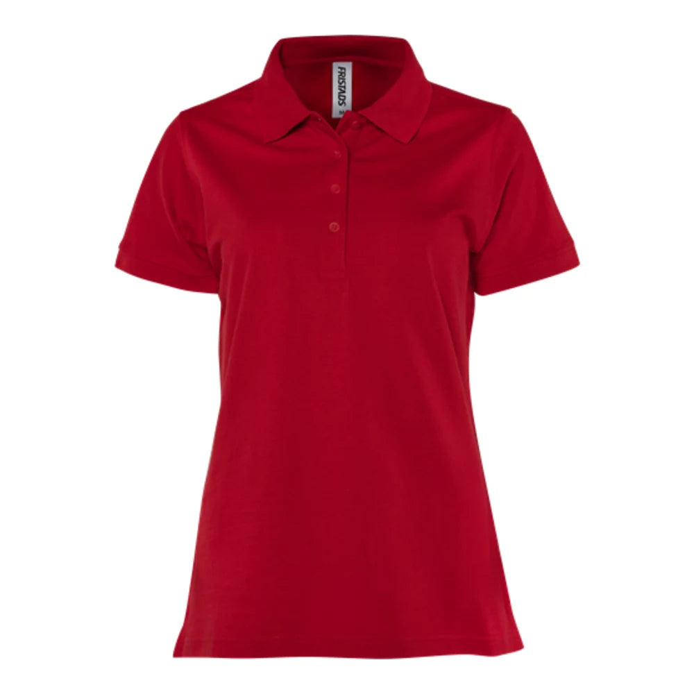 Fristads Heavy Poloshirt Dames 1723 Piq Rood
