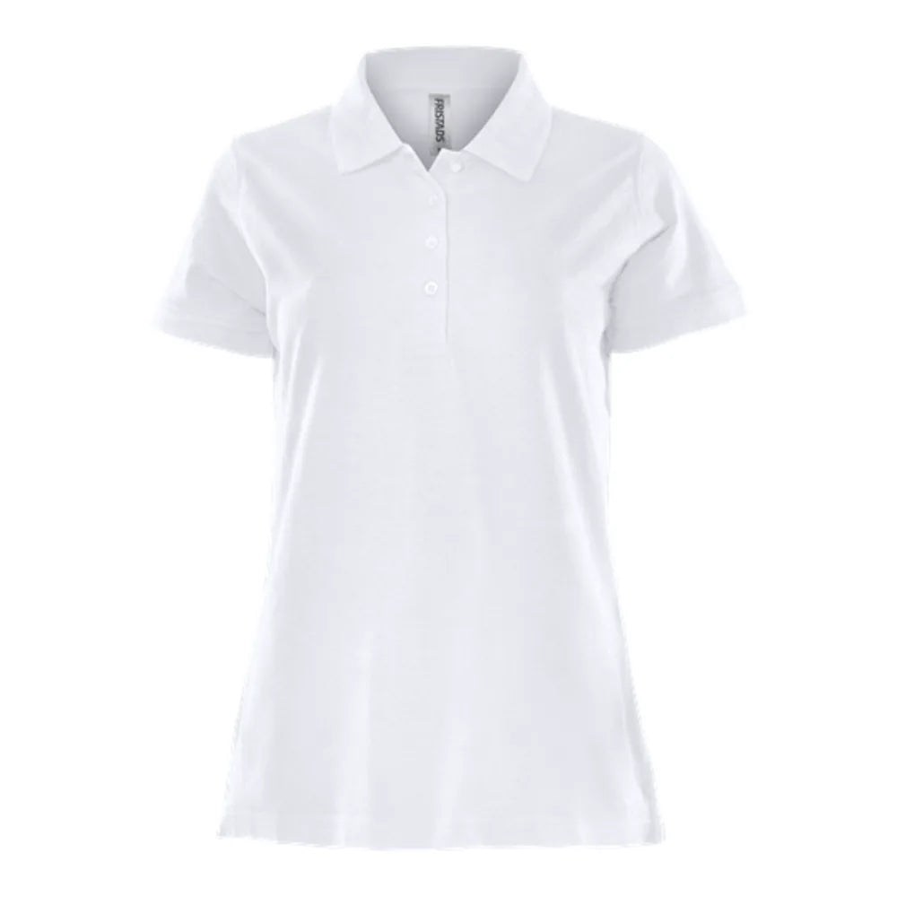 Fristads Heavy Poloshirt Dames 1723 Piq Wit