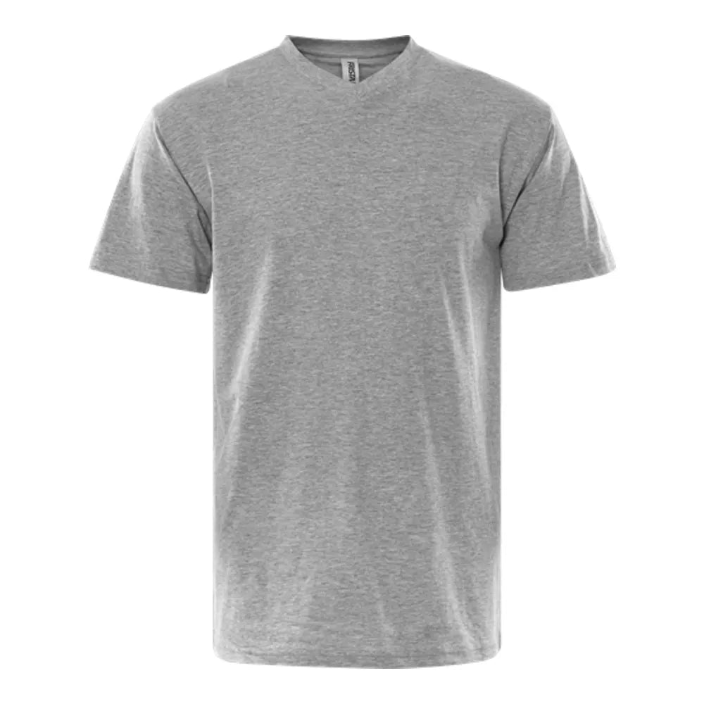 Fristads V-Hals T-Shirt 1913 Bsj Lichtgrijs