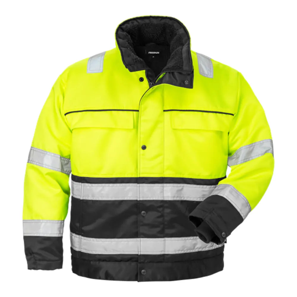 Fristads High Vis Winterjack Klasse 3 444 Pp High Vis Geel Zwart