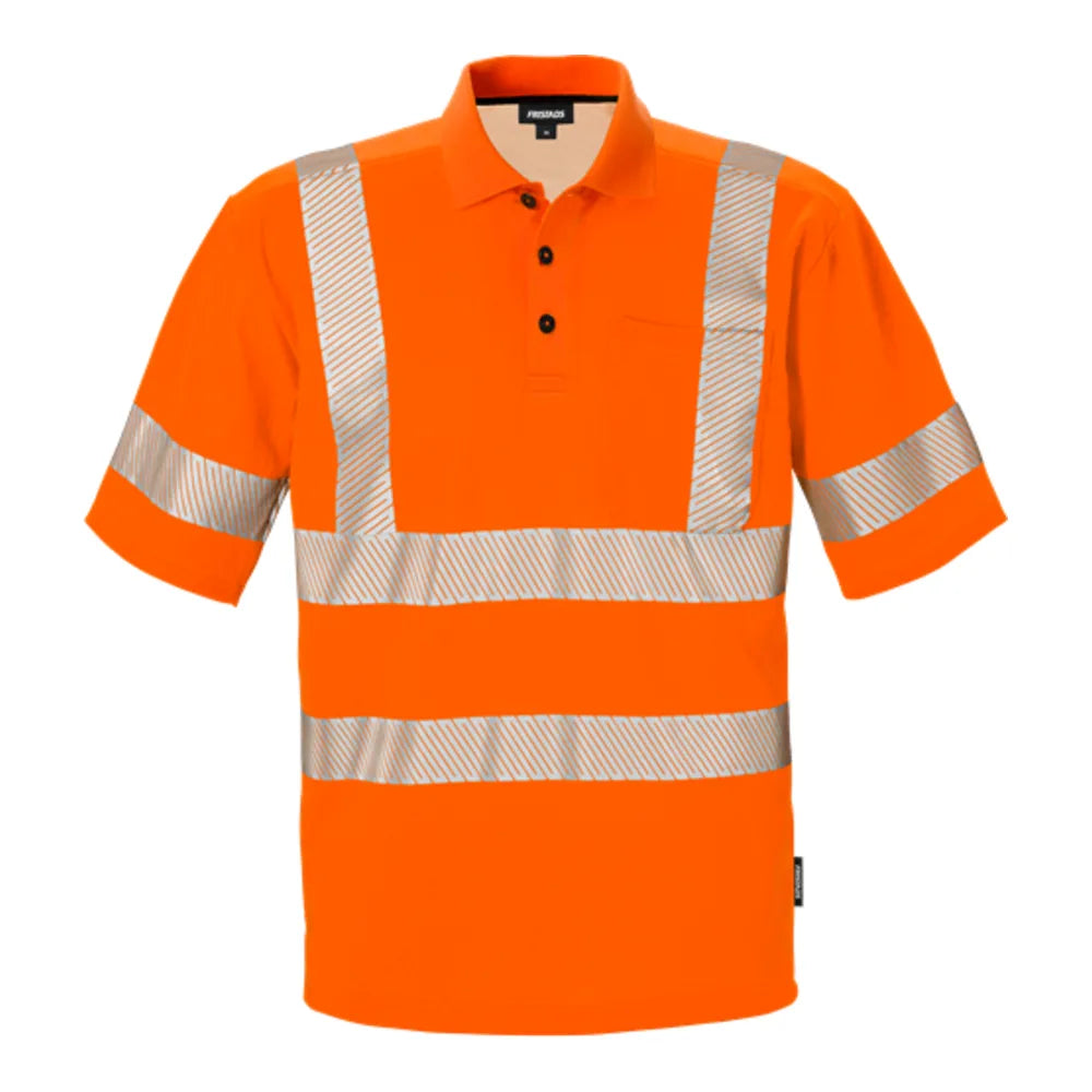 Fristads High Vis Poloshirt Klasse 2 7406 Gphv High Vis Oranje