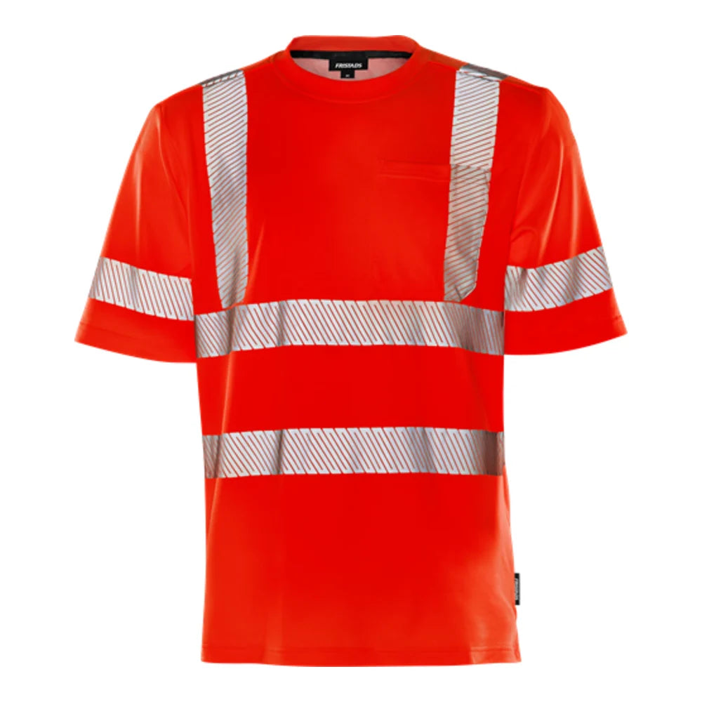 Fristads High Vis T-Shirt Klasse 2 7407 Thv High Vis Rood
