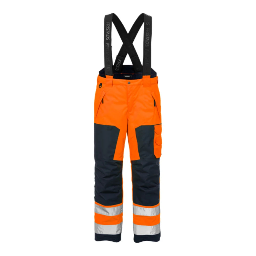 Fristads High Vis Airtech® Winterbroek Klasse 2 2035 Gtt High Vis Oranje Marineblauw