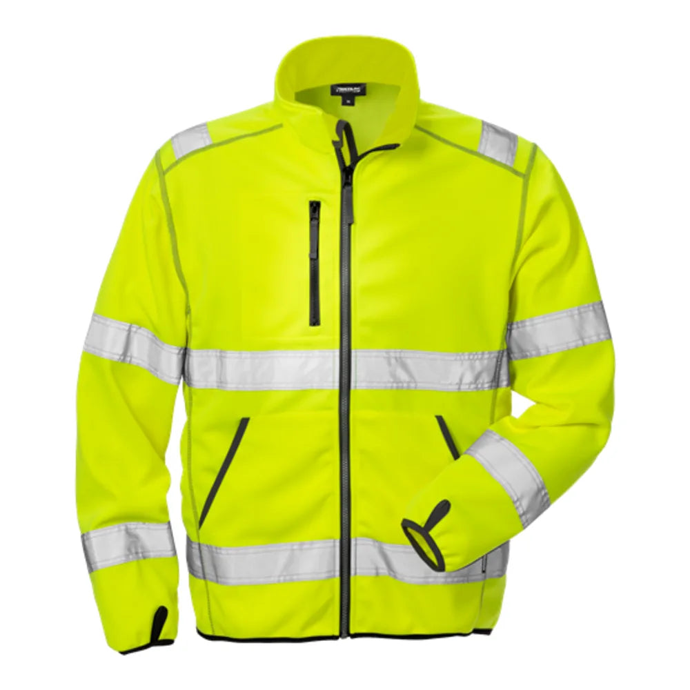 Fristads High Vis Softshelljack Klasse 3 4840 Ssl High Vis Geel
