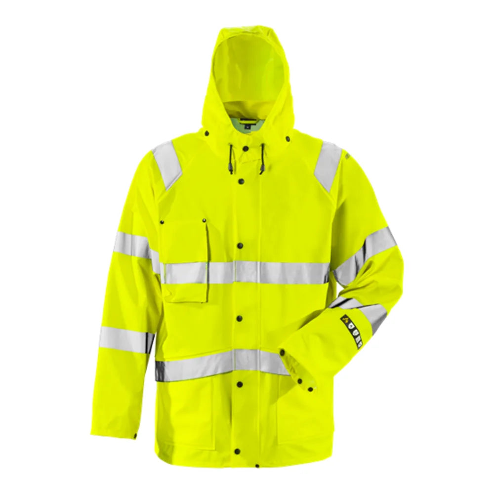 Fristads Flame High Vis Regenjack Klasse 3 4845 Rshf High Vis Geel