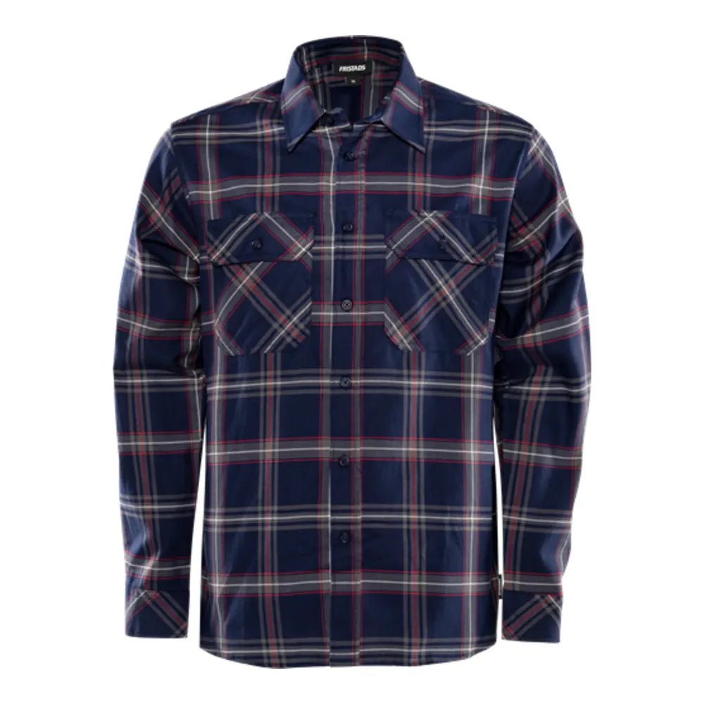 Fristads Flanellen Overhemd 7421 Msf Marineblauw