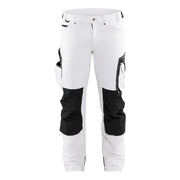 Blaklader 1089 1645 Schildersbroek 4-Weg Stretch Wit Donkergrijs