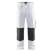 Blaklader 1091 1210 Schildersbroek Wit Donkergrijs