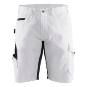 Blaklader 1094 1330 Schildersshort Met Stretch Wit Donkergrijs