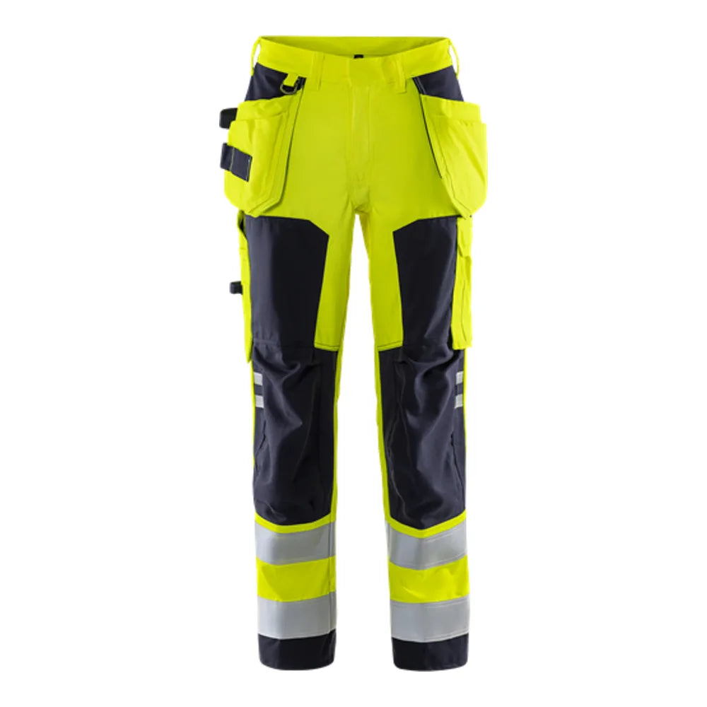 Fristads Flamestat High Vis Werkbroek 2075 Aths High Vis Geel Marineblauw