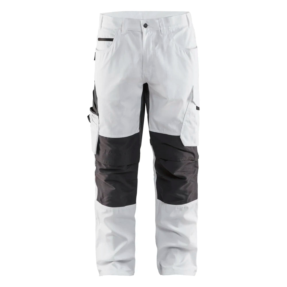 Blaklader 1095 1330 Schildersbroek Met Stretch Wit Donkergrijs
