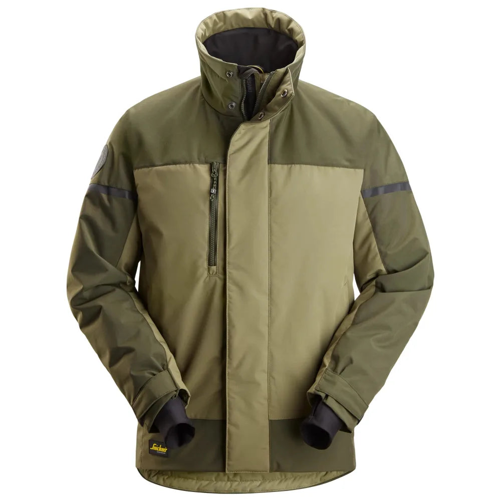 Snickers 1106 Allroundwork Geïsoleerde Werkjas 3135 Khaki Green Dk Khakigreen