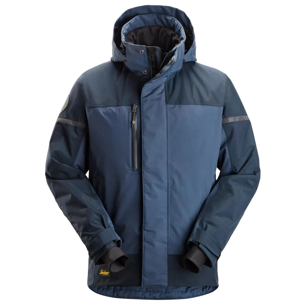 Snickers 1112 Allroundwork Waterdichte Geïsoleerde Werkjas 9596 Navy Dark Navy
