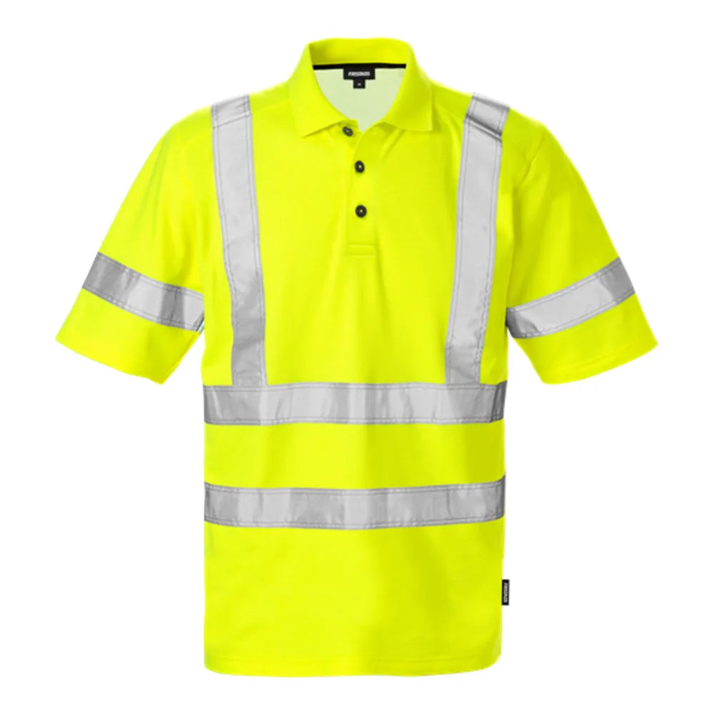 Fristads High Vis Poloshirt Klasse 3 7025 Phv High Vis Geel