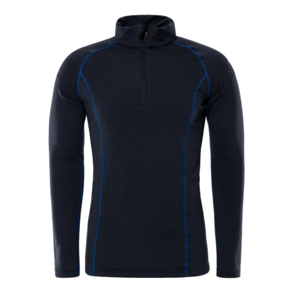 Fristads Polartec® T-Shirt Lange Mouwen Met Korte Rits 7078 Pt Zwart