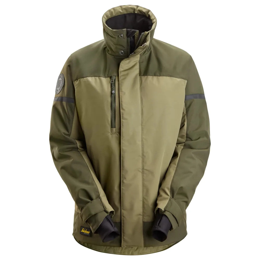 Snickers 1117 Allroundwork Geïsoleerde Dames Werkjas 3135 Khaki Green Dk Khakigreen