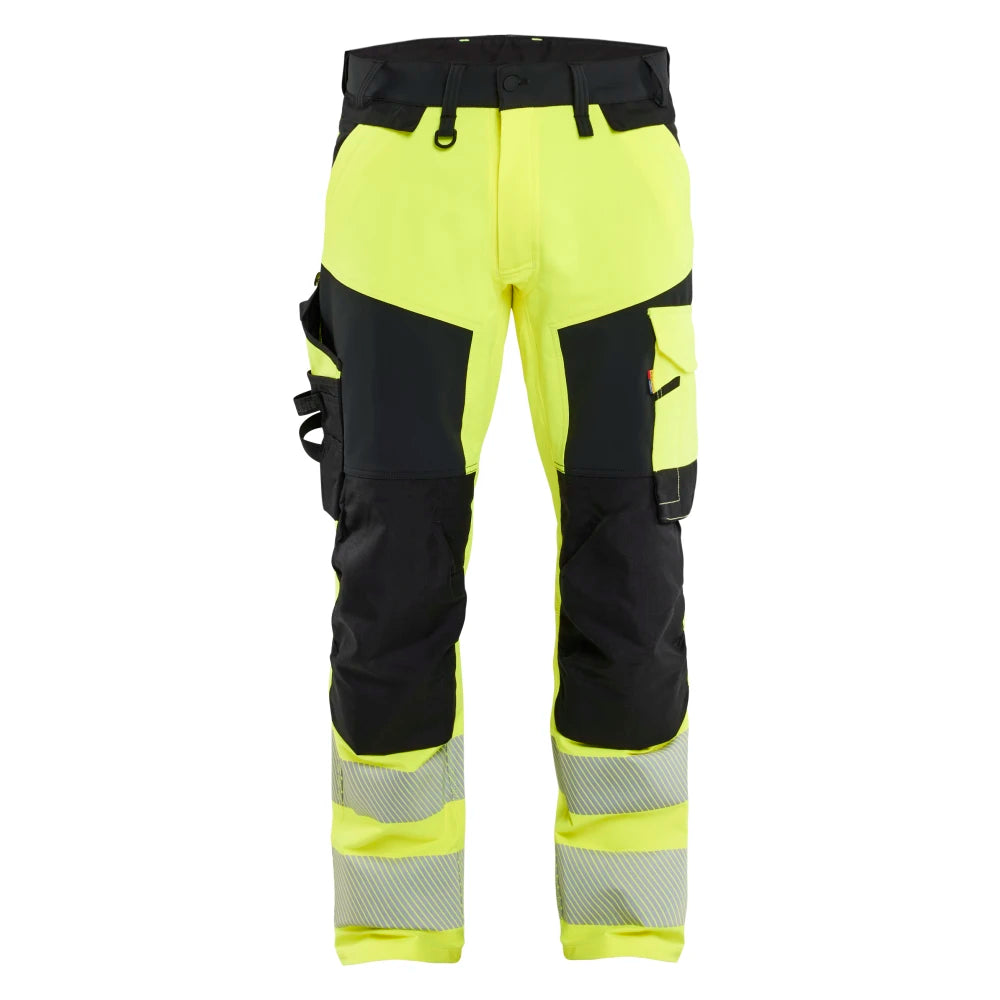 Blaklader 1124 1648 High Vis Werkbroek 4-Weg Stretch High Vis Geel Zwart
