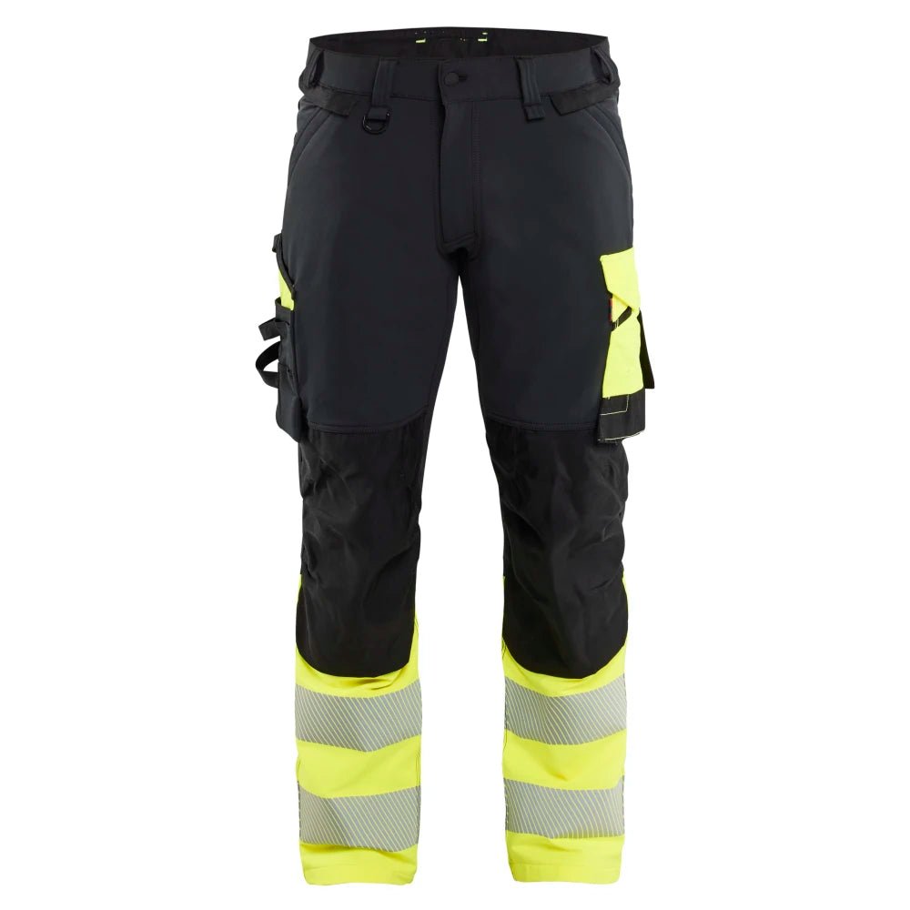Blaklader 1126 1648 High Vis Werkbroek 4-Weg Stretch Zwart High Vis Geel