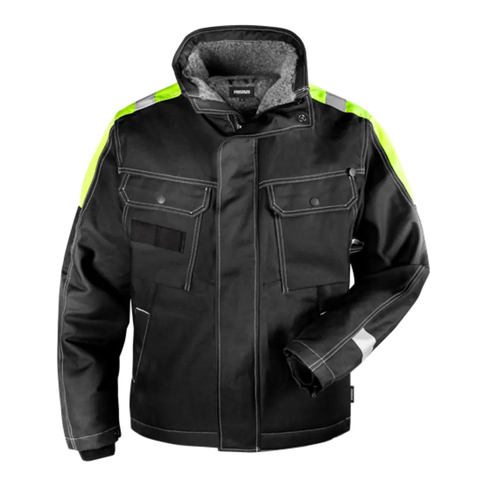 Fristads Katoenen Winterjack 447 Fasi Zwart