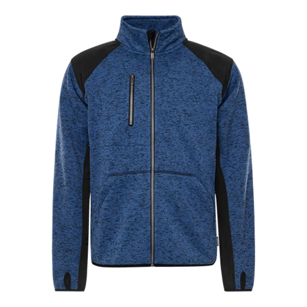 Fristads Fleece Sweatjack 7451 Prkn Blauw Zwart