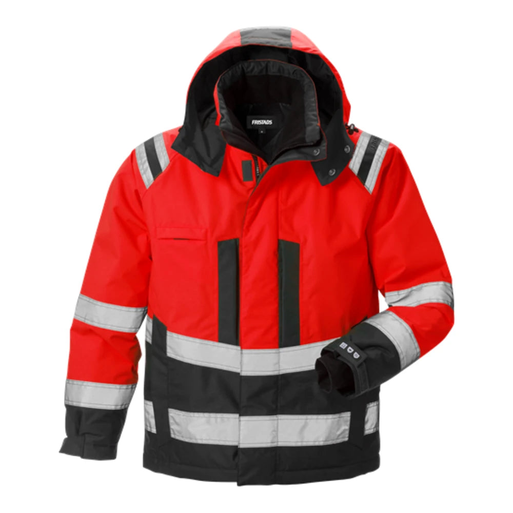 Fristads High Vis Airtech® Winterjack Klasse 3 4035 Gtt High Vis Rood Zwart