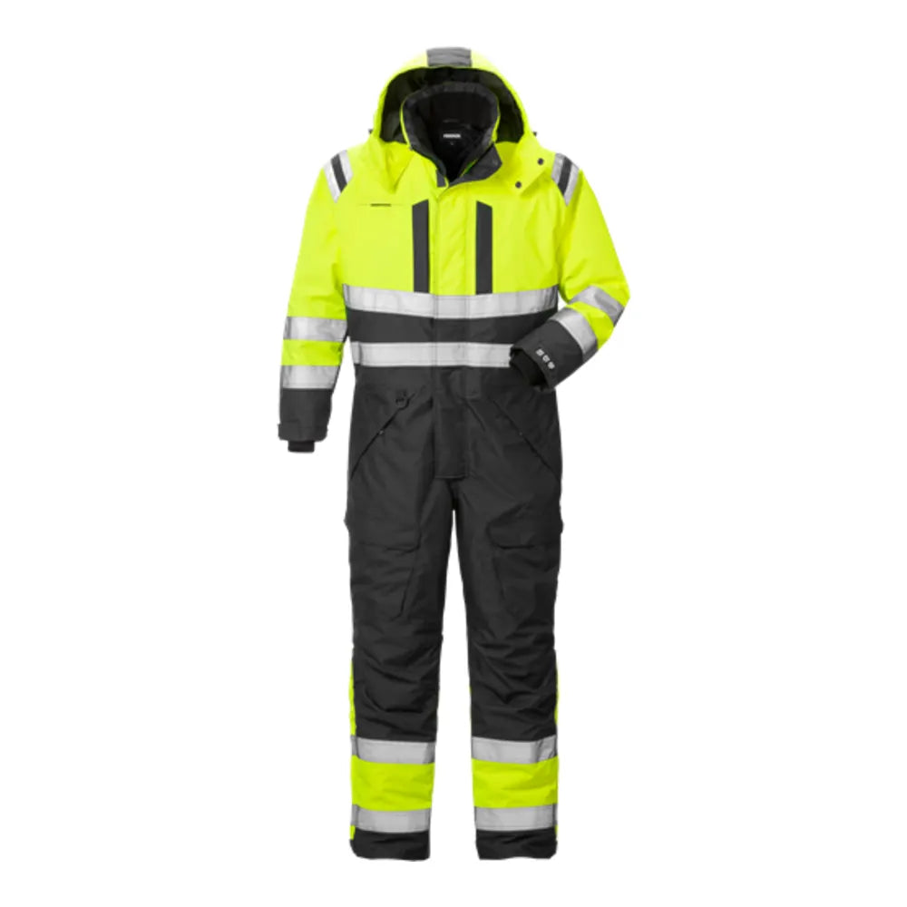 Fristads High Vis Airtech® Winteroverall Klasse 3 8015 Gtt High Vis Geel Zwart