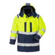 Fristads High Vis Airtech® 2-In-1 Parka Klasse 3 4036 Gtt High Vis Geel Marineblauw