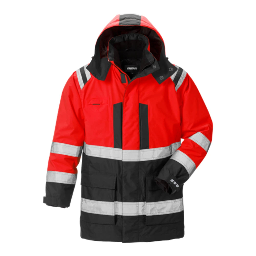 Fristads High Vis Airtech® 2-In-1 Parka Klasse 3 4036 Gtt High Vis Rood Zwart