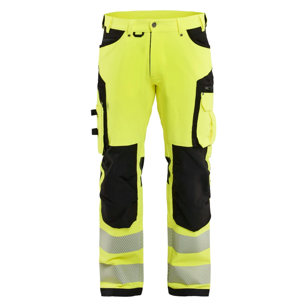 Blaklader 1197 1642 High Vis Werkbroek 4-Weg Stretch High Vis Geel Zwart