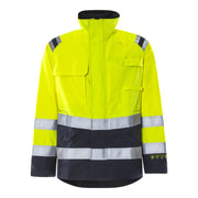Fristads Flamestat High Vis Jack Klasse 3 4175 Aths High Vis Geel Marineblauw