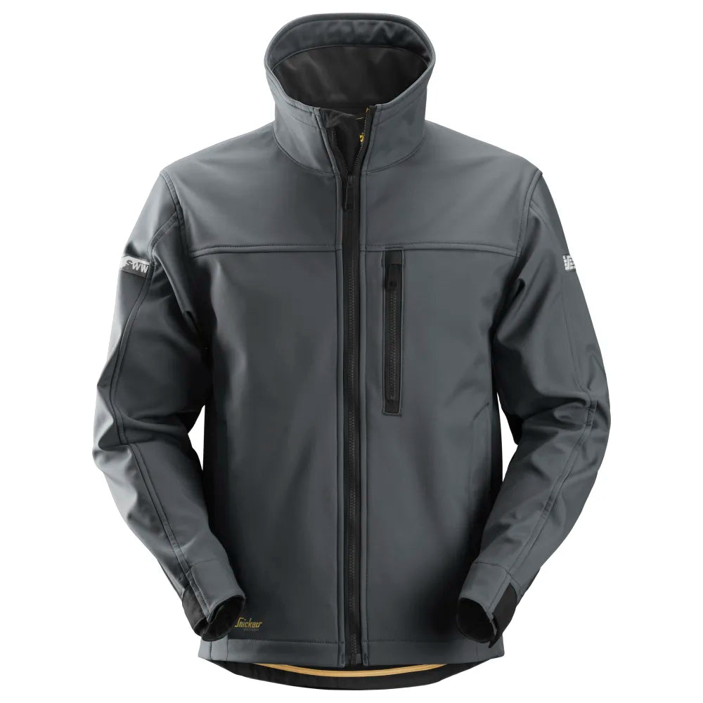 Snickers 1200 Allroundwork Softshell Werkjas 5804 Steel Grey Black