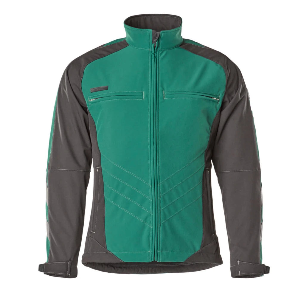 Mascot 12002-149 Softshell Jas Groen Zwart