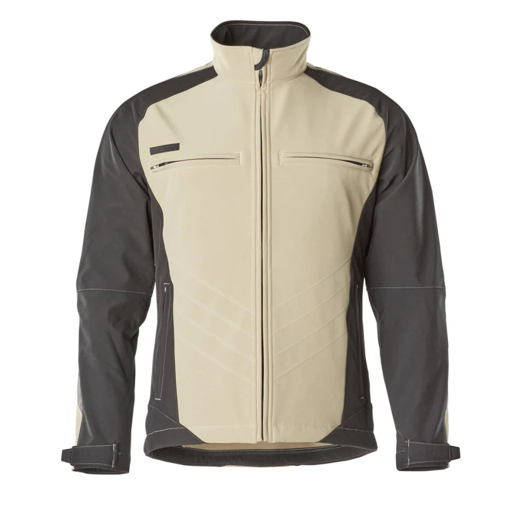 Mascot 12002-149 Softshell Jas Lichtkhaki Zwart