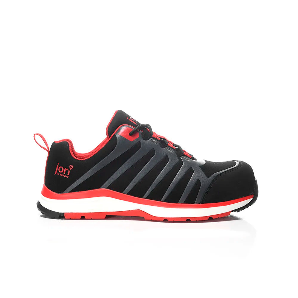 Jori Rapid Black-Red Low S3S Werkschoenen