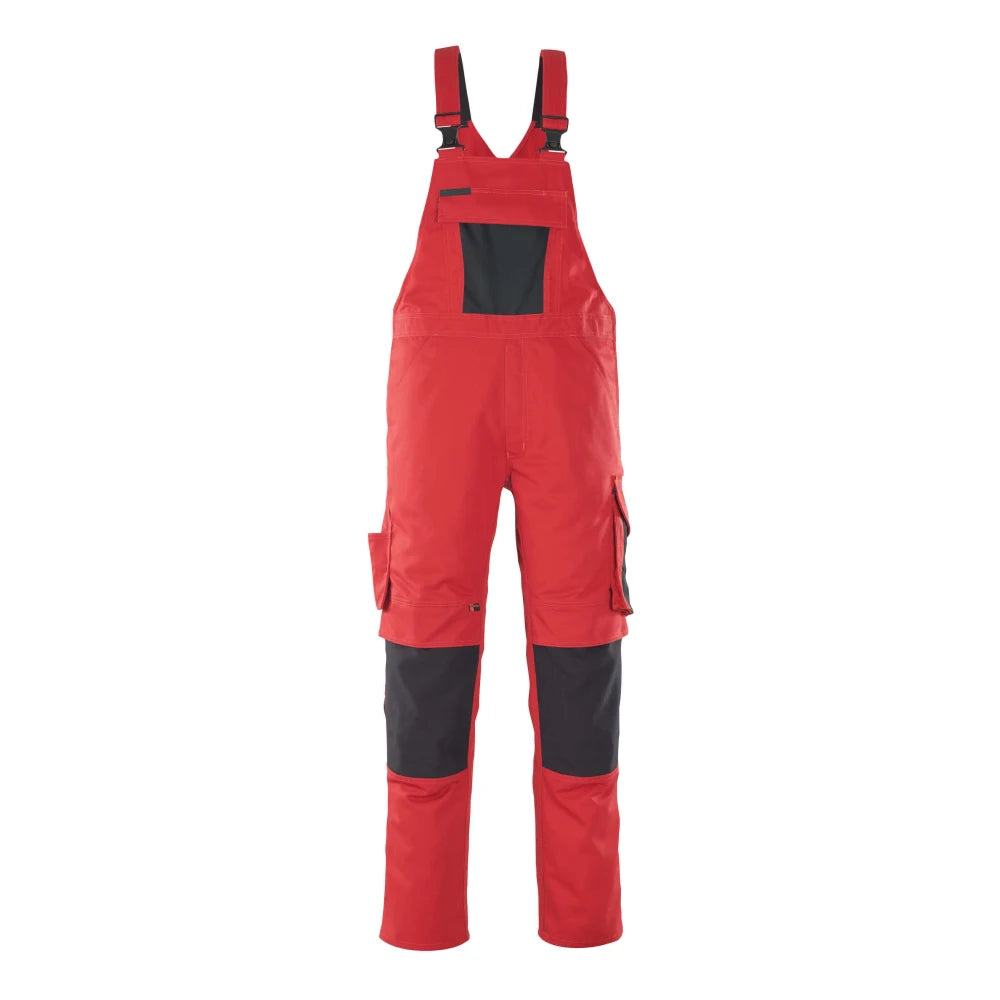 Mascot 12069-203 Amerikaanse Overall Met Kniezakken Rood Zwart